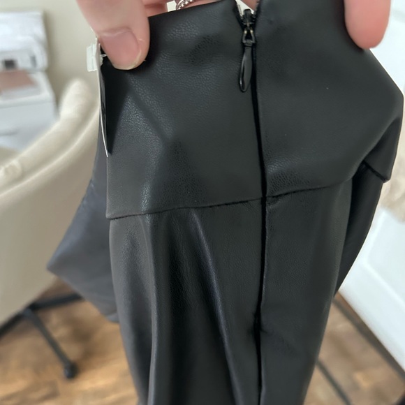 Steve Madden Straight Leg Leather Pants - Size Small - Picture 4 of 4